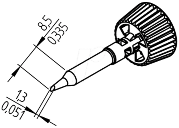 ERSA 0142ADLF13 - Erasdur Lötspitze