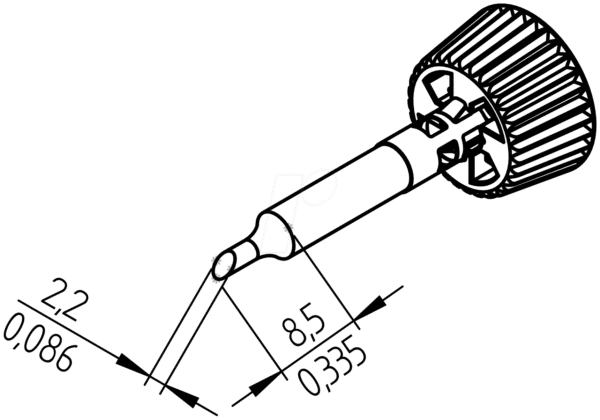 ERSA 0142ADLF22 - Erasdur Lötspitze