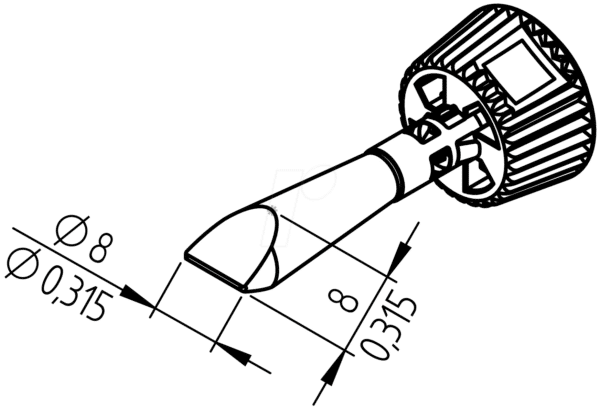 ERSA 0142CDLF80 - Ersadur Lötspitze