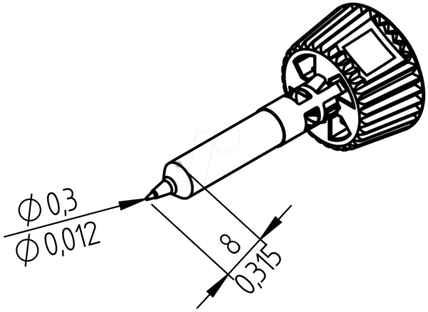 ERSA 0142PDLF03 - Ersadur Lötspitze