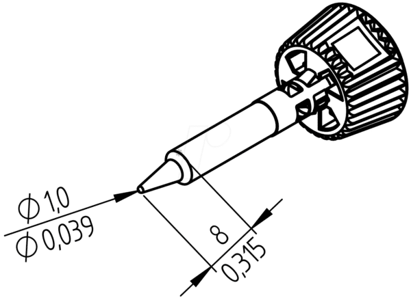 ERSA 0142PDLF10 - Ersadur Lötspitze