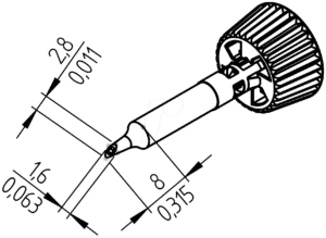 ERSA 0142WDLF16 - Ersadur Lötspitze