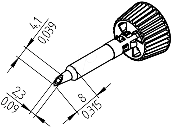 ERSA 0142WDLF23 - Ersadur Lötspitze