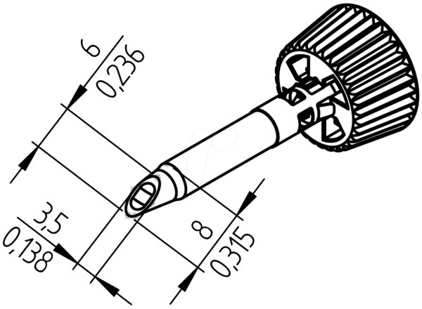 ERSA 0142WDLF35 - Ersadur Lötspitze