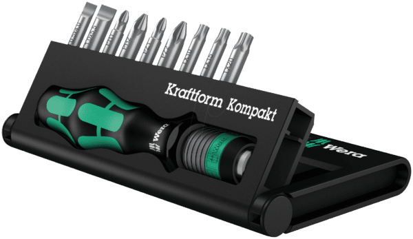 WERA 05056653001 - Bit-Satz Kraftform Kompakt 10