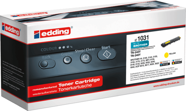 EDDING EDD-1031 - Toner - Brother - yellow - TN-245Y / TN-246Y - refill