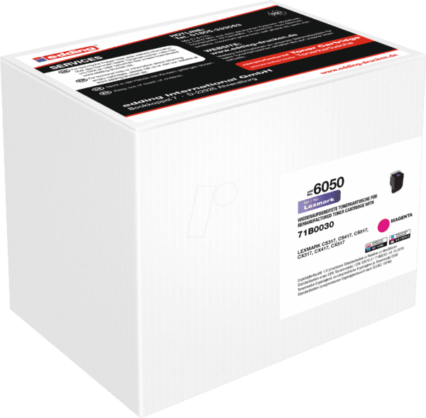 EDDING EDD-6050 - Toner - Lexmark - magenta - 71B0030 - refill