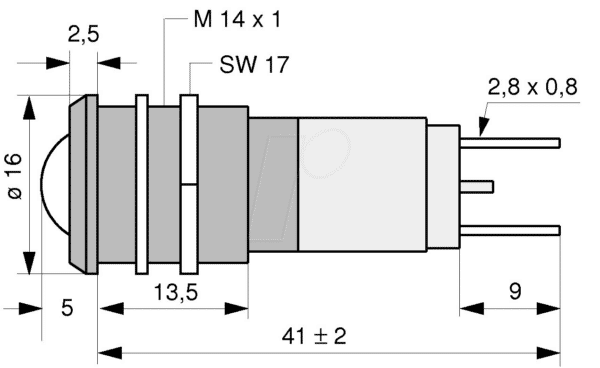 LED 192A-24RT - LED-Signalleuchte