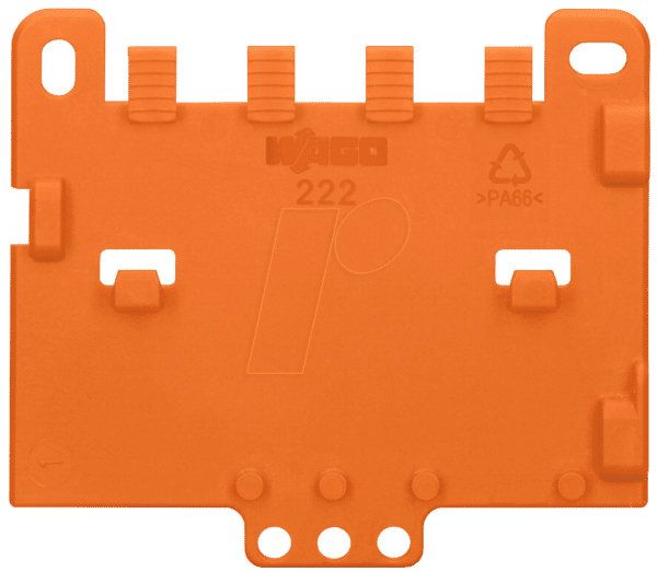 WAGO 222-505 - Zugentlastungsplatte an 222-500 anrastbar