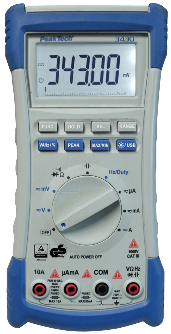 PEAKTECH 3430U - Multimeter