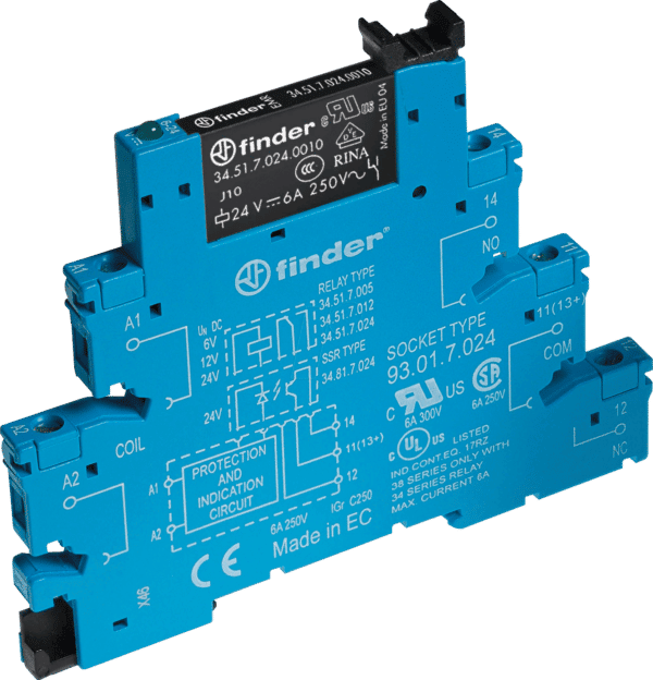 FIN 38.51.0 24V - Koppelrelais mit Schraubanschlüssen