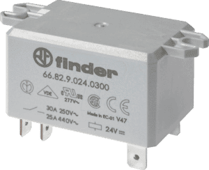 FIN 66.82 230V1 - Relais mit Flachsteckanschlüssen