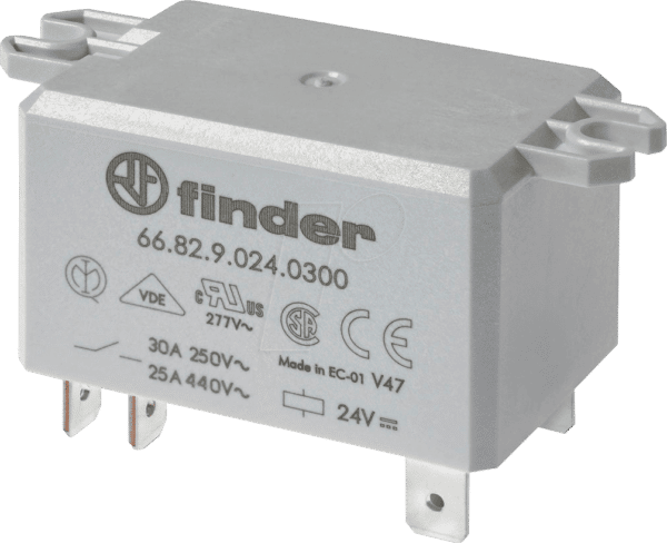 FIN 66.82 230V1 - Relais mit Flachsteckanschlüssen