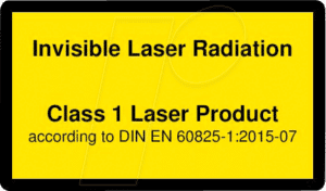 PICO 70119558 - Laser Warnlabel engl. DIN EN 60825