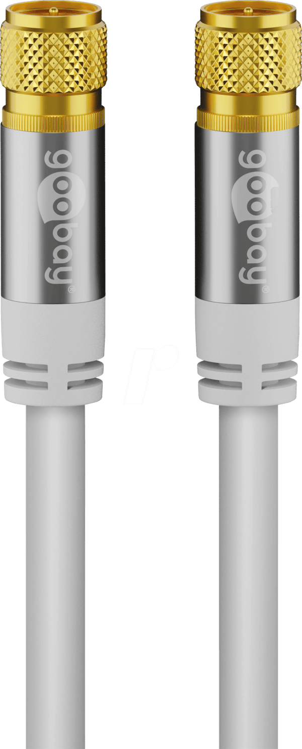GOOBAY 70606 - Antennenanschlusskabel (F) (135 dB typ) 4x geschirmt