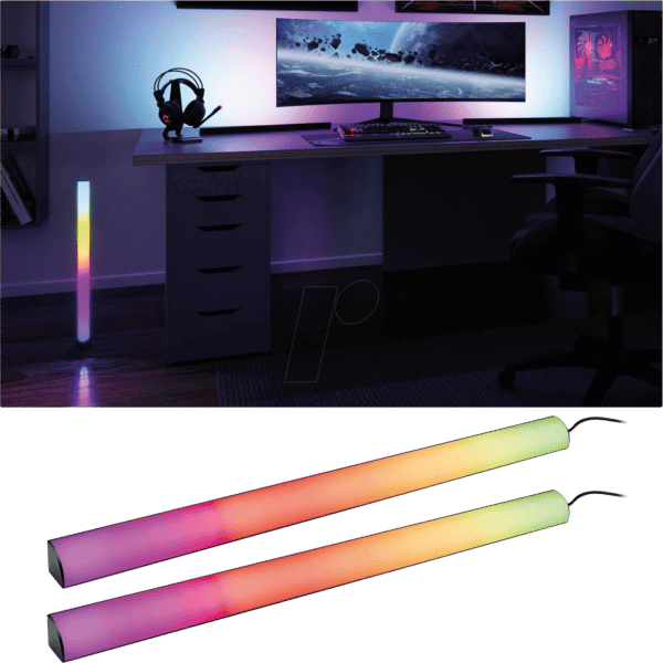 PLM 78879 - Lightbar Set Dynamic Rainbow 2x60cm