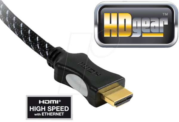 HDG HC0065-05B - High Speed HDMI Kabel mit Ethernet 5