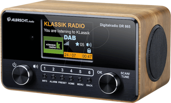 ALBRECHT DR865 - Digitalradio DAB+/UKW