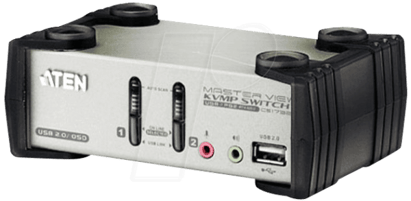 ATEN CS1732B - KVM Switch 2-Port USB/VGA - USB-Hub