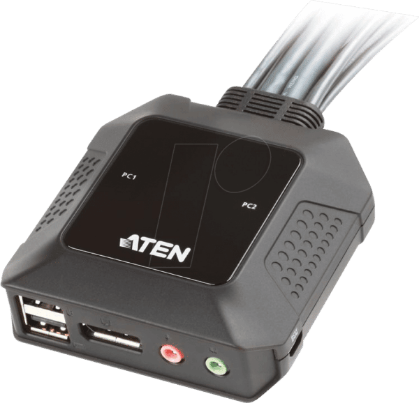 ATEN CS22DP - 2-Port USB DisplayPort KVM-Switch