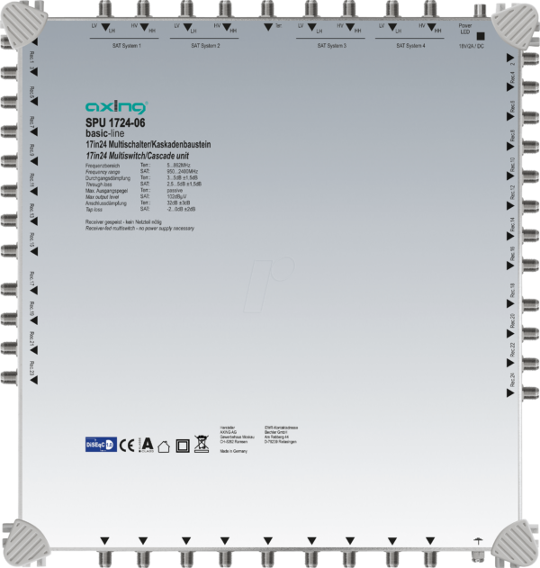 SPU 1724-06 - Multischalter