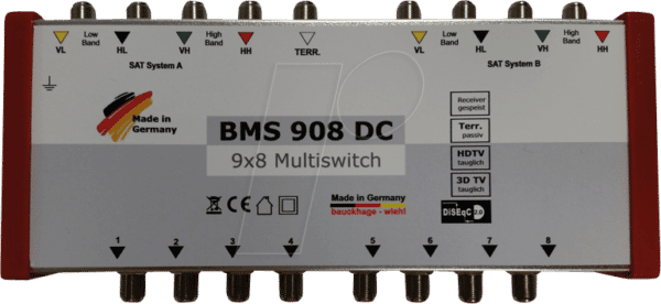 BMS 908DC - Multischalter