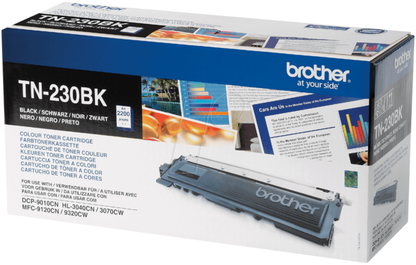 TONER TN 230BK - Toner - Brother - schwarz - TN-230 - original