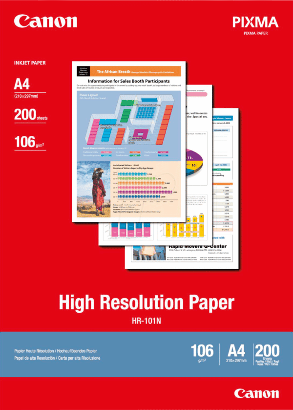 CANON 1033A001 - hochauflösendes Papier 210 x 297 mm – 200 Blatt