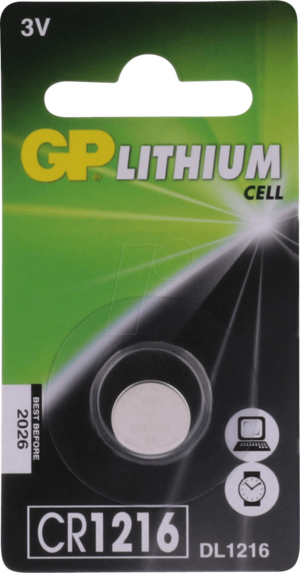 CR 1216 GP - Lithium-Knopfzelle