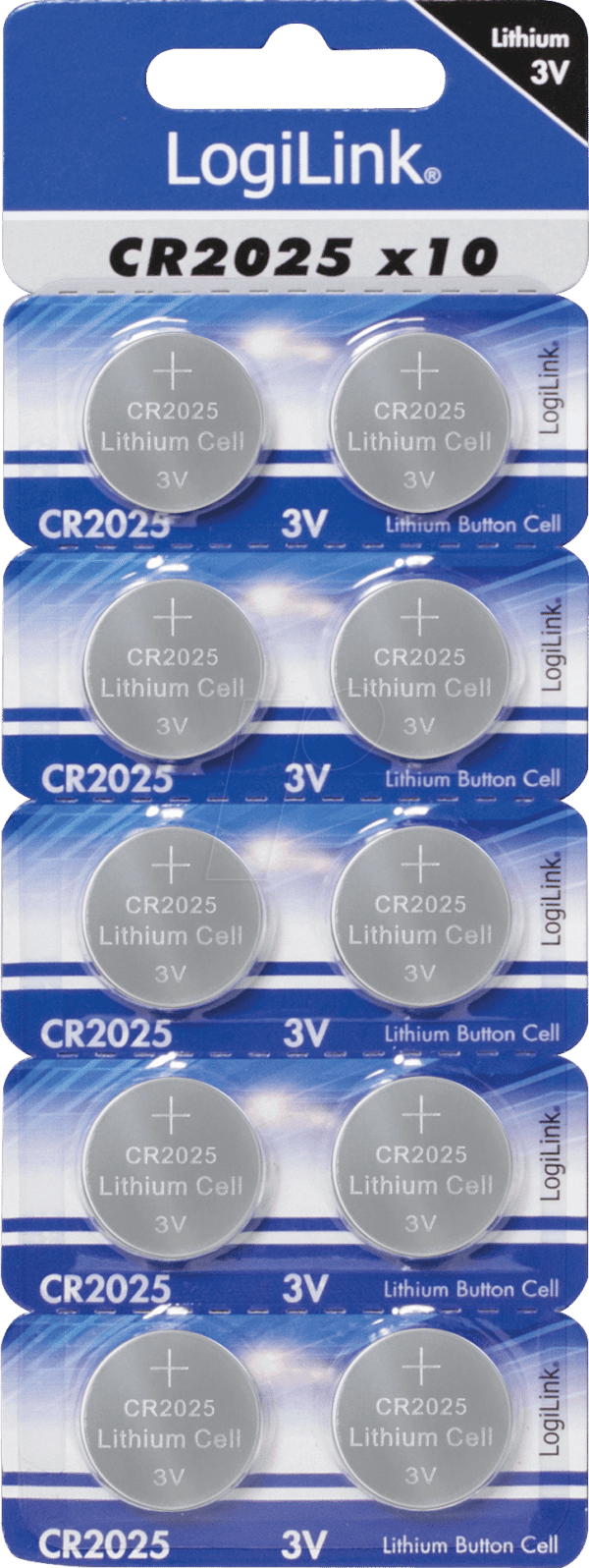 LOGILINK CR2025 - Lithium Knopfzelle