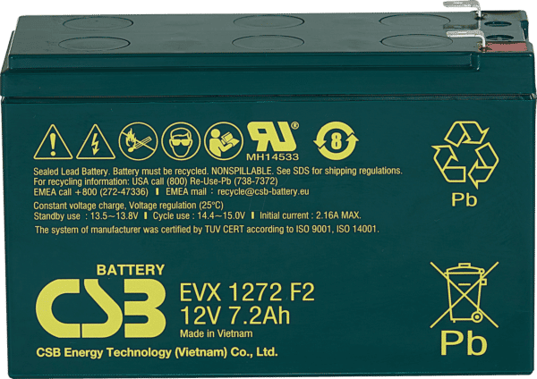 CSB EVX1272F2 - Blei-Vlies-Akku