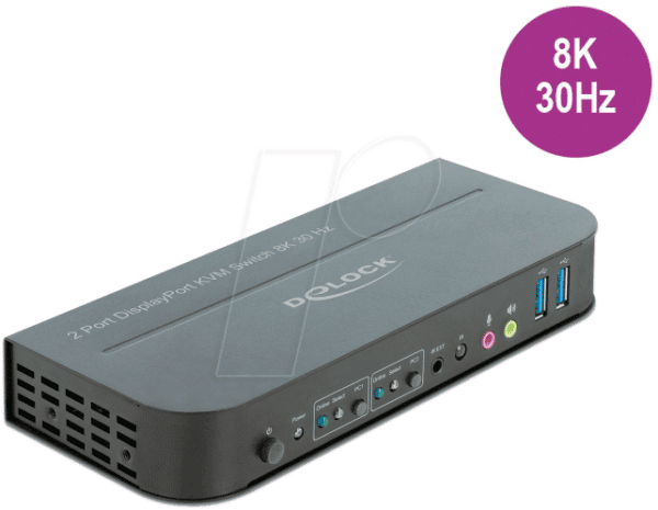 DELOCK 11482 - 2-Port KVM Switch