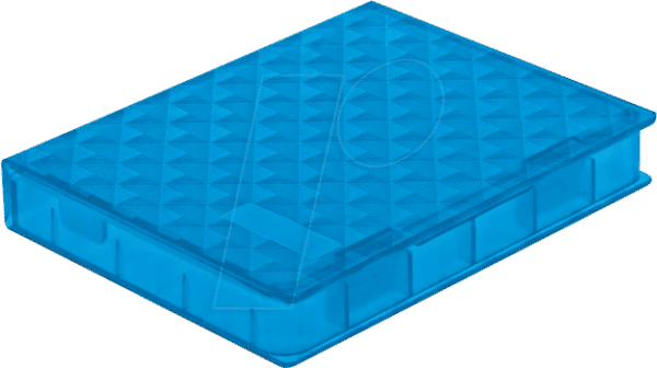 DELOCK 18369 - Schutzbox für 2.5'' HDD / SSD blau