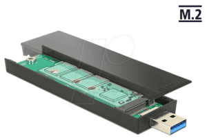 DELOCK 42593 - M.2 Key B 80 mm SSD > USB 3.1