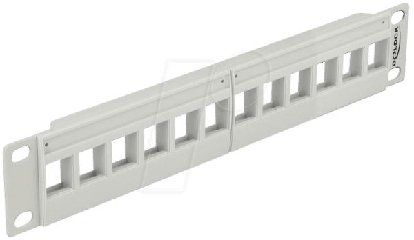 DELOCK 43309 - 10“ Patchpanel 12 Port