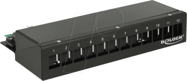 DELOCK 43339 - Keystone Patchpanel 12 Port