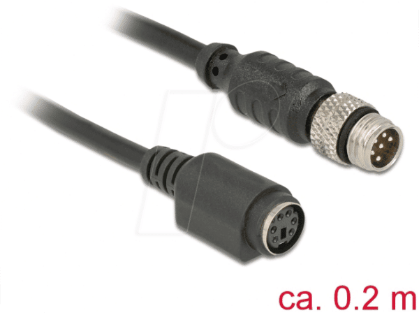 NAVILOCK 63278 - GNSS Anschlusskabel M8 Stecker > MD6 Buchse