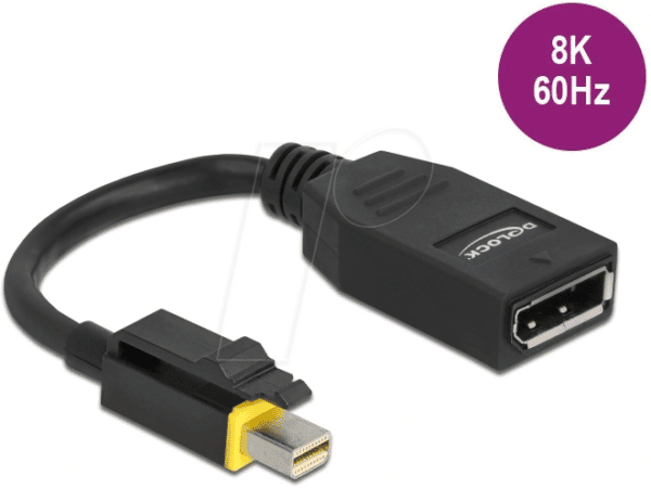 DELOCK 65978 - Mini DisplayPort 1.4 zu DisplayPort Adapter