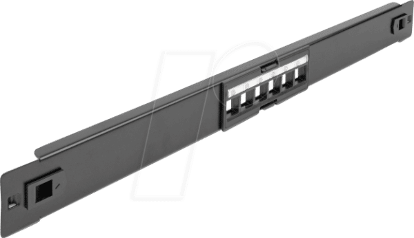 DELOCK 66820 - 19'' Keystone Patchpanel 6 Port werkzeugfrei