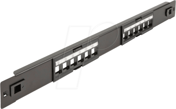 DELOCK 66821 - 19'' Keystone Patchpanel 12 Port werkzeugfrei