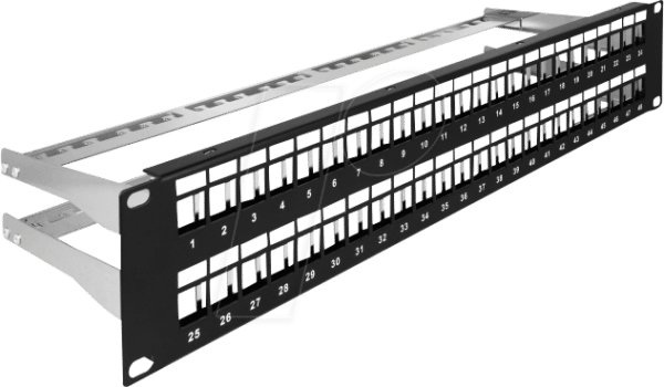 DELOCK 66878 - 19'' Keystone Patchpanel