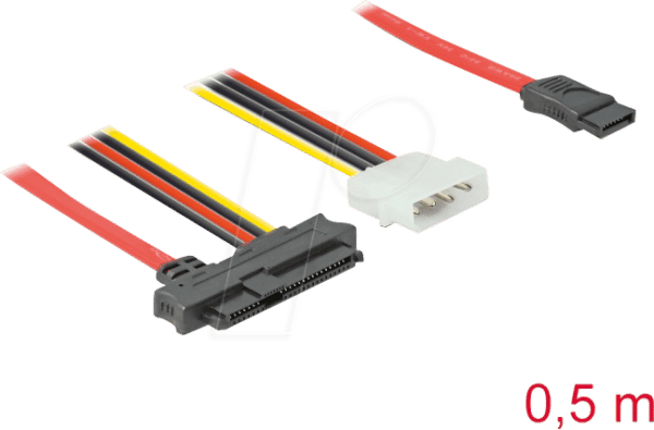 DELOCK 82219 - Kabel SAS SFF-8482 + Power > 1 x SATA 7 Pin 0