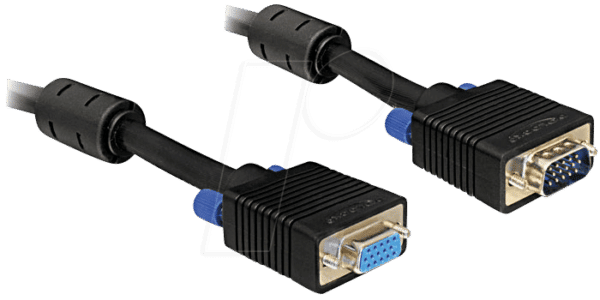 DELOCK 82563 - VGA Monitor Kabel 15-pol VGA Verlängerung