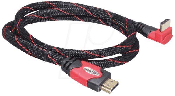 DELOCK 82686 - High Speed HDMI Kabel gewinkelt nach unten 2 m