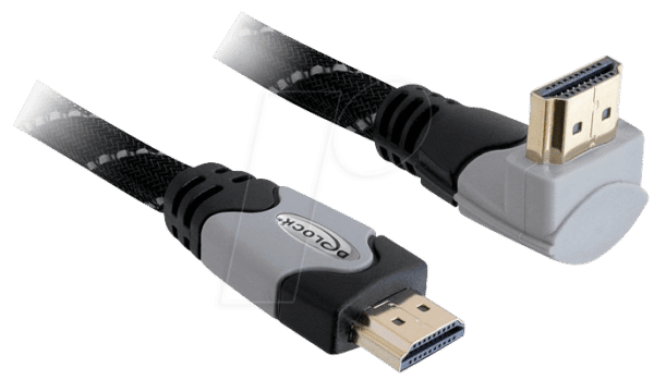 DELOCK 82994 - High Speed HDMI Kabel gewinkelt nach oben 2 m