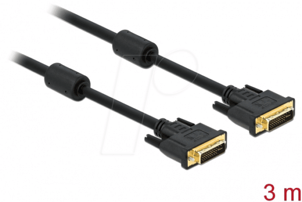 DELOCK 83112 - DVI Monitor Kabel DVI 24+5 Stecker