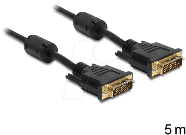 DELOCK 83192 - DVI Monitor Kabel DVI 24+1 Stecker