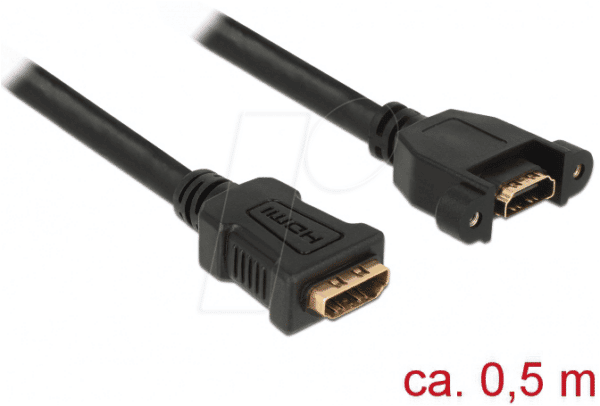 DELOCK 85465 - Einbau-Kabel HDMI A Buchse > HDMI A Buchse