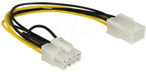 DELOCK 83775 - PCI Express 6 Pin Buchse > 8 Pin Stecker