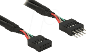 DELOCK 83873 - USB Pinheader Stecker auf Buchse 10pin